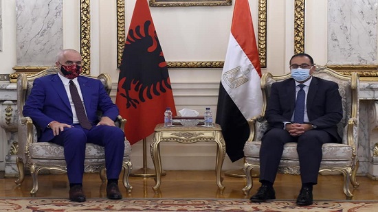  رئيسا الوزراء المصري والألباني يبحثان تعزيز علاقات التعاون بين البلدين