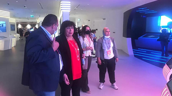 وزيرة الثقافة تزور الجناح المصري بمعرض إكسبو دبي: صورة مشرقة عن مصر