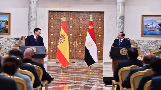 الرئيس السيسي يشيد بالتعاون المصري-الإسباني في العديد من المشروعات الاستثمارية والتنموية الهامة
