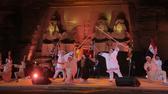 ظاهرة تعامد الشمس على معبد أبو سمبل وختام فعاليات مهرجان أسوان الدولي للثقافة والفنون