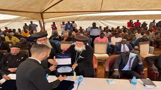 وضع حجر أساس كنيسة جديدة بجنوب السودان