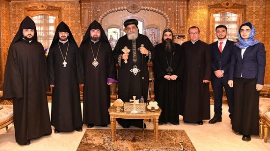 قداسة البابا يستقبل المطران أشود للأرمن الأرثوذكس   