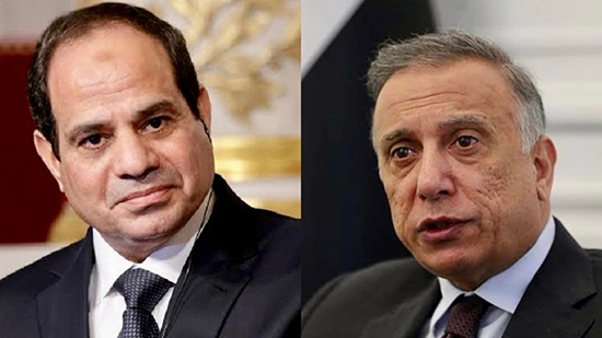الرئيس السيسي ورئيس الوزراء العراقي يتبادلان التهنئة بمناسبة عيد الفطر
