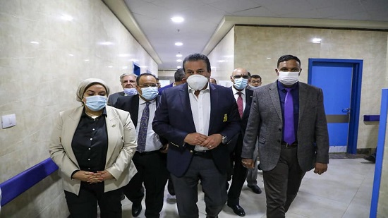 الدكتور خالد عبدالغفار يتفقد 5 مستشفيات بمحافظة الدقهلية 