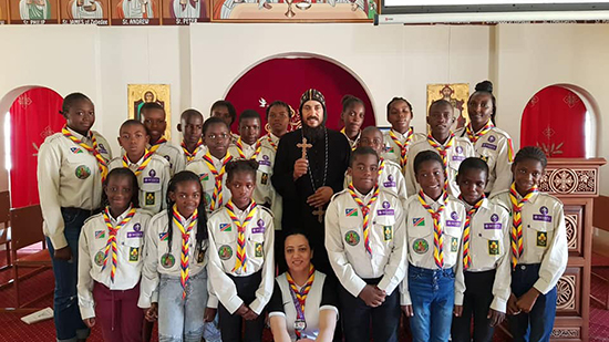 تأسيس أول كشافة للكنيسة القبطية الأرثوذكسية في ناميبيا