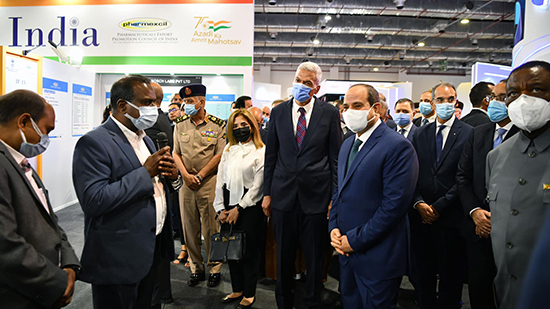  المتحدث الرئاسي ينشر صور تفقد الرئيس السيسي للمعرض والمؤتمر الطبي الإفريقي الأول