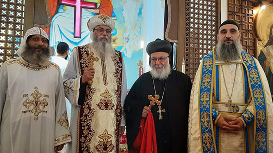 مطران اورشليم للكنيسة القبطية يزور لبنان ويترأس قداسا بكنيسة العذراء