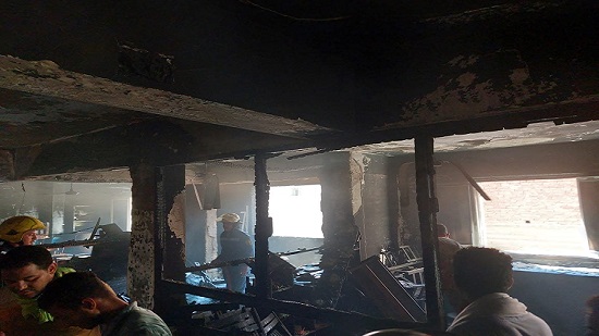  مصرع اكثر من ١٥ طفل في حريق كنيسة أبو سيفين بمنطقة إمبابة 