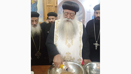 إيبارشية دشنا تحتفل بعيد النيروز وتطييب رفات القديسين