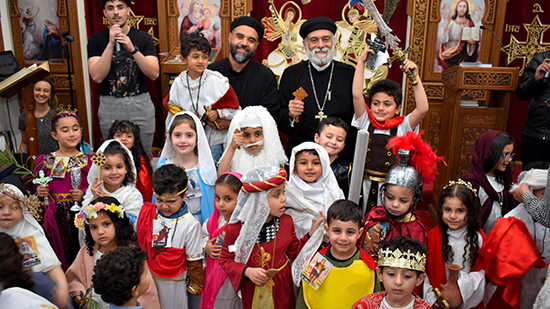 بالصور.. فرحة أطفال الكنيسة القبطية بأستراليا احتفالًا بعيد النيروز