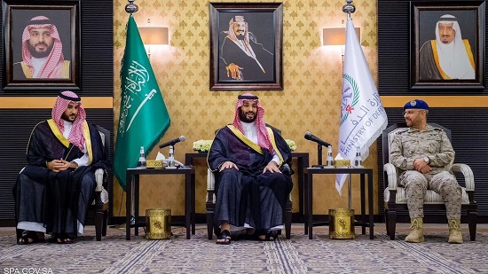 الأمير محمد بن سلمان التقى وزير الدفاع وقيادات الوزارة