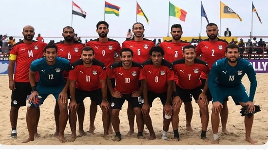 منتخب مصر للكرة الشاطئية يفوز على أوغندا بسباعية ويتأهل للدور قبل النهائي لبطولة 