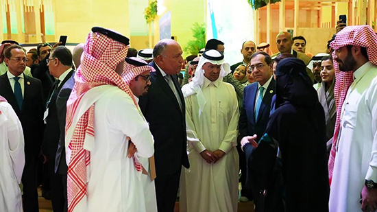 وزيرا البترول والخارجية يزوران جناح مبادرة السعودية الخضراء