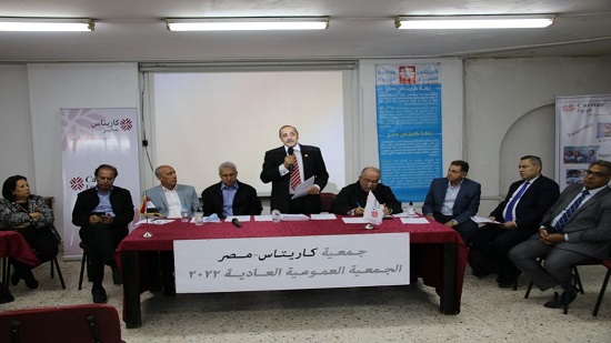 المطران جورج شيحان يترأس الجمعية العمومية العادية لجمعية كاريتاس- مصر لعام ٢٠٢٢