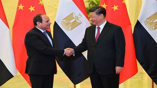 الرئيس السيسي لنظيره الصيني : نؤكد حرص مصر على  تطوير التعاون المشترك مع بكين في مختلف المجالات