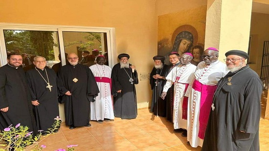 النائب البطريركي العام للروم الكاثوليك بمصر يختتم الزيارة الرعوية بالسودان بلقاء السفير البابوي