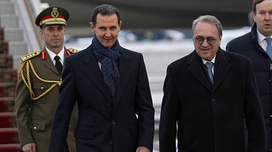 الأسد يصل إلى موسكو لإجراء محادثات مع بوتين