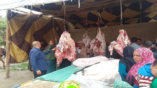 افتتاح منفذ لبيع اللحوم بأسعار مخفضة بمدينة العدوة