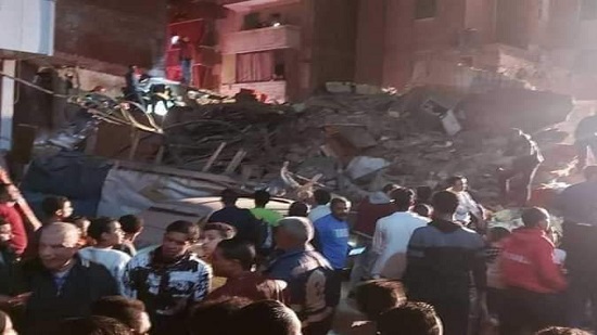 انهيار عقار في الاسكندرية ومصرع 5  اشخاص 