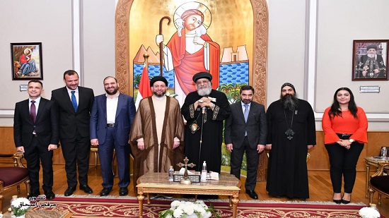  البابا تواضروس يستقبل رئيس تيار الحكمة العراقي