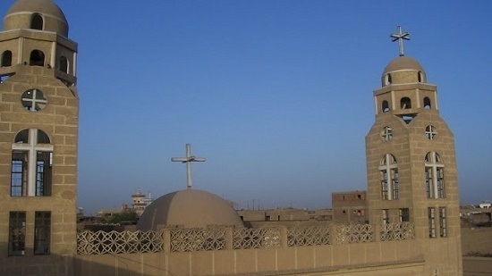 مطرانية طما تعزي القمص باجوش زاخر كاهن كنيسة العذراء بسلامون