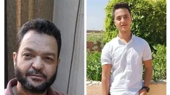 الحزن مالي العين.. أب يلحق بابنه بعد وفاته في حادث صحراوي الصف | صور