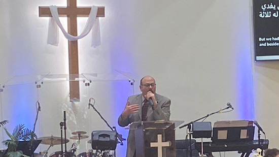 إحتفال الكنيسة العربية الكتابية في شيكاجو بأحد السعف