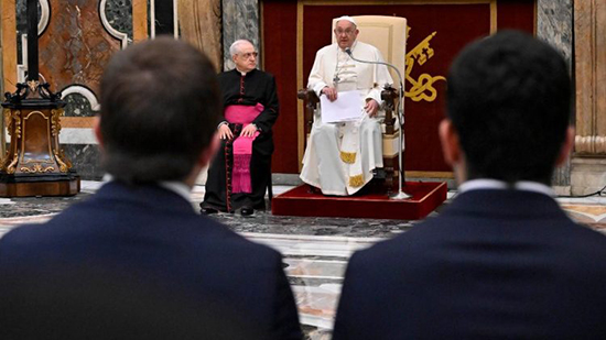 البابا فرنسيس يستقبل جماعة إكليريكية بورغوس في إسبانيا